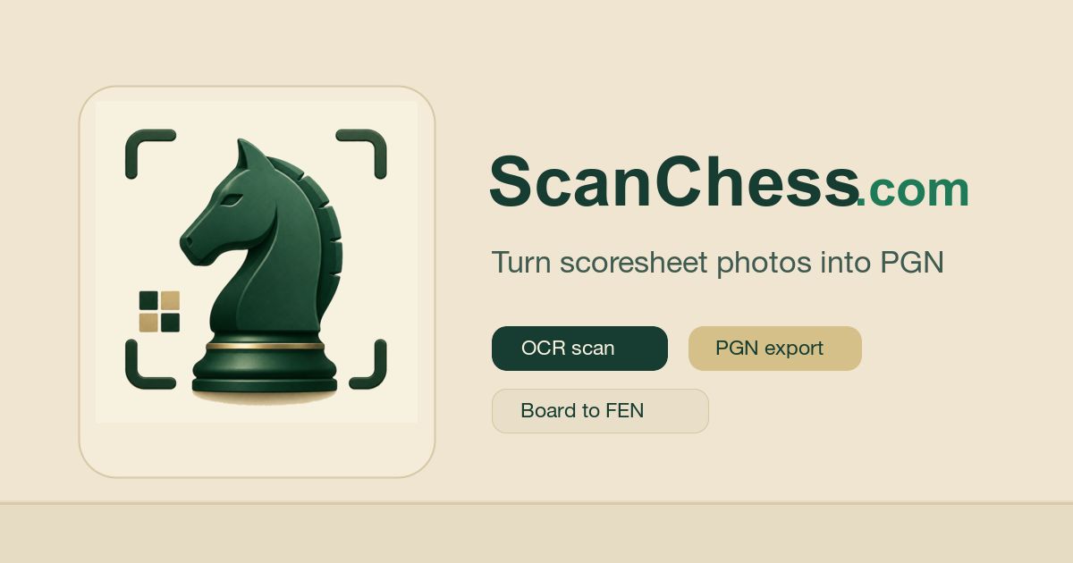 ScanChess website screenshot