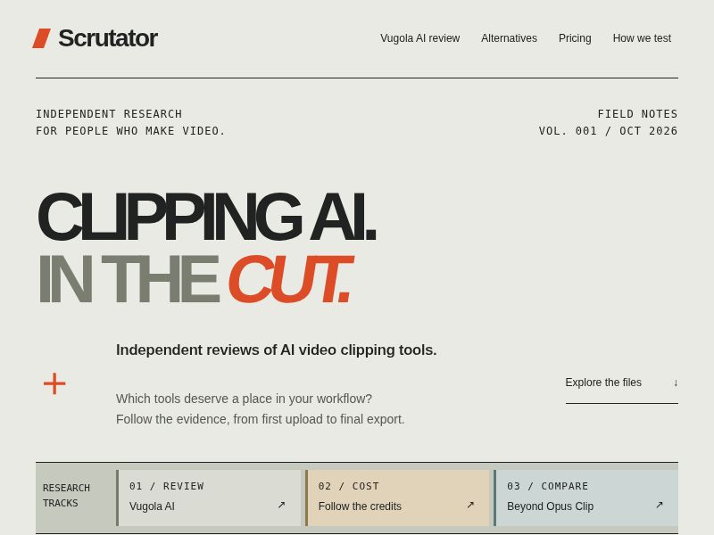 Scrutator screenshot