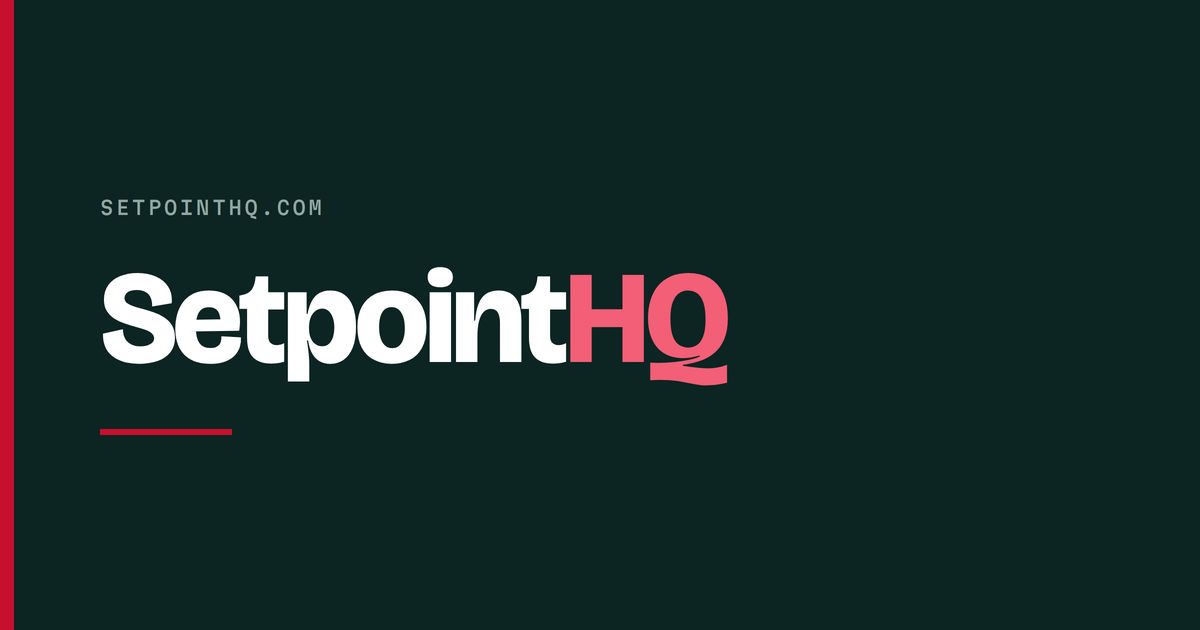 SetpointHQ website screenshot