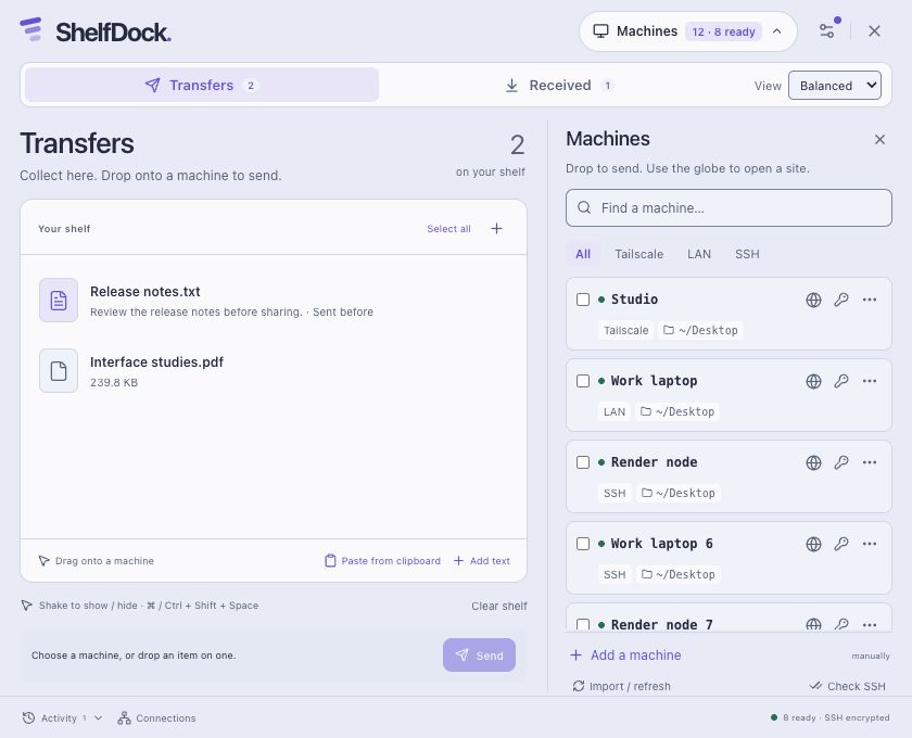 ShelfDock screenshot