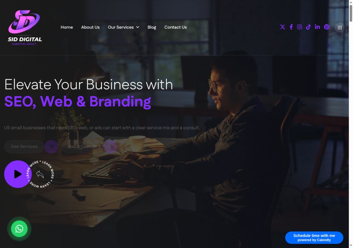 Sidd Digital Agency screenshot