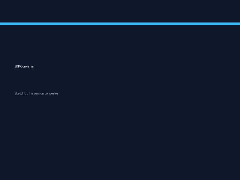 SKP Converter website screenshot