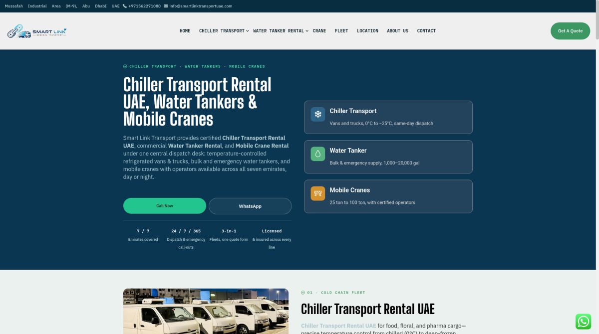 Smart Link Transport UAE screenshot