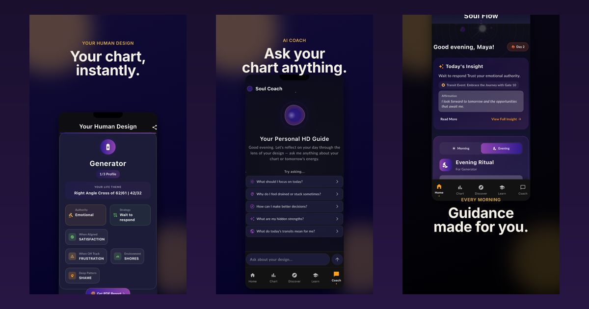 Soul Flow website screenshot
