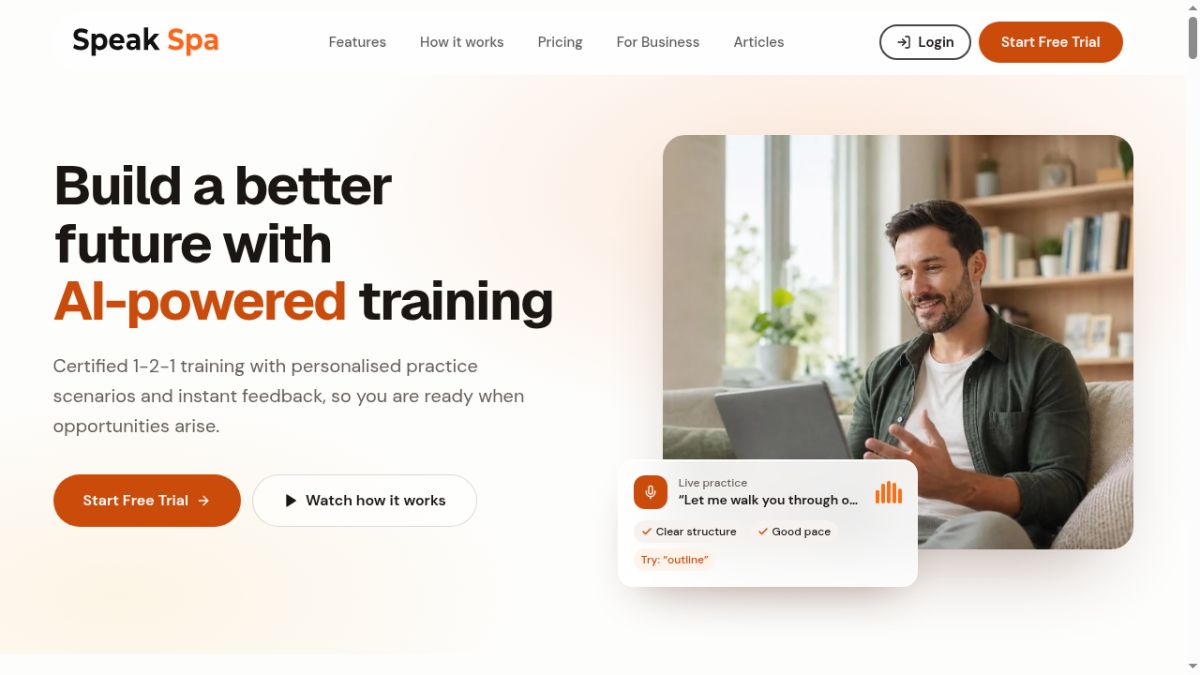 SpeakEng Academy website screenshot