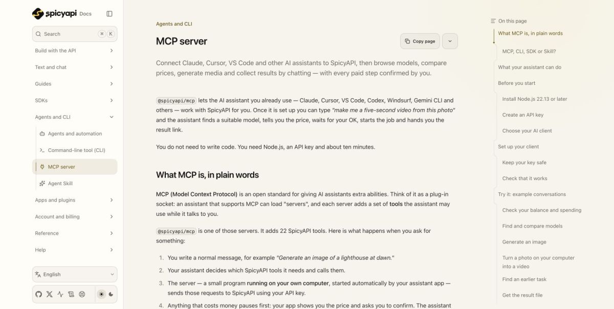 SpicyAPI screenshot