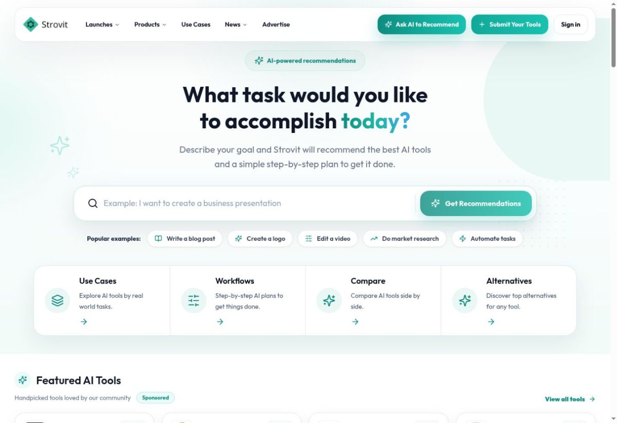 Strovit screenshot