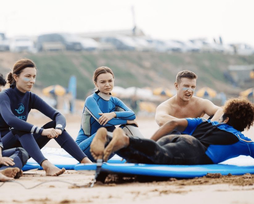 Surf Camp Taghazout Morocco. Best surf camp in Taghazout Maroc website screenshot