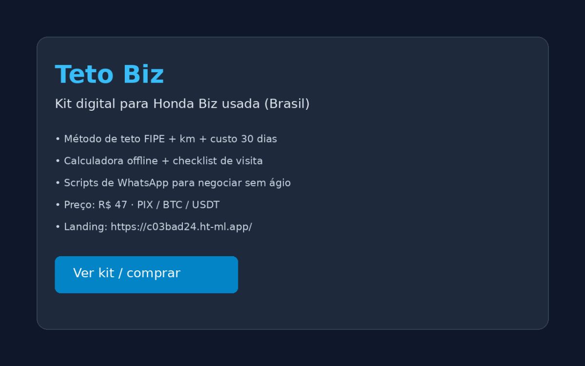 Teto Biz website screenshot