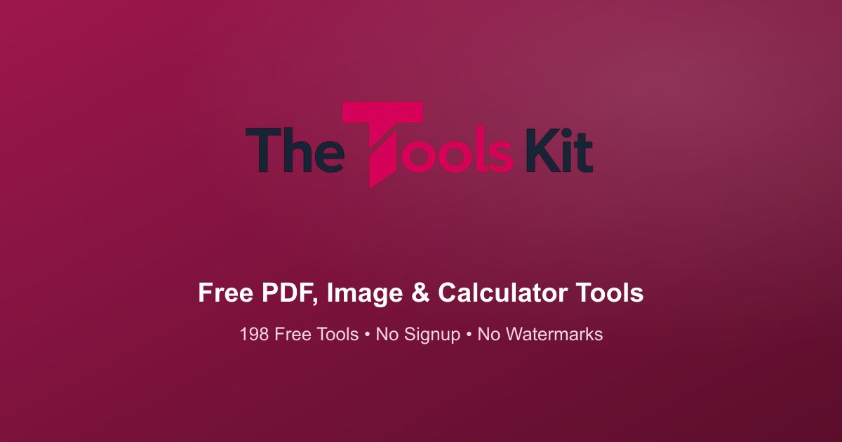 The Tools Kit screenshot