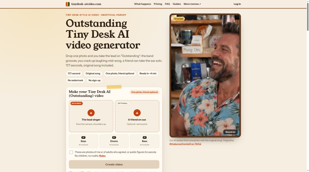 Tiny Desk AI Video screenshot