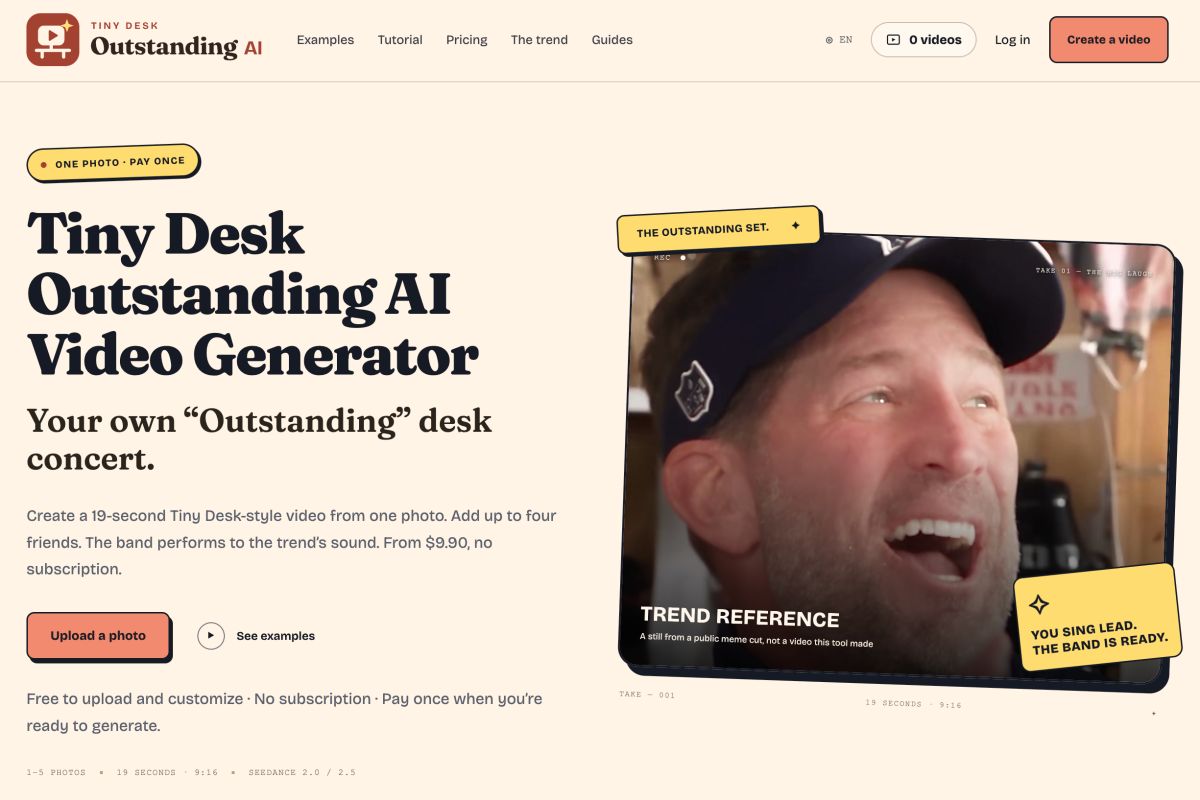 Tiny Desk Outstanding AI screenshot