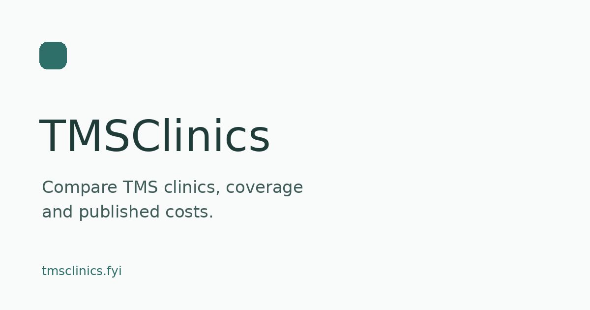 TMSClinics website screenshot