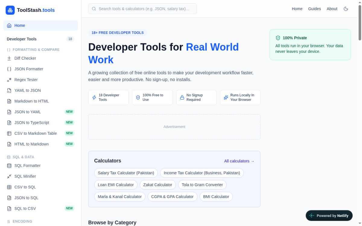 ToolStash screenshot