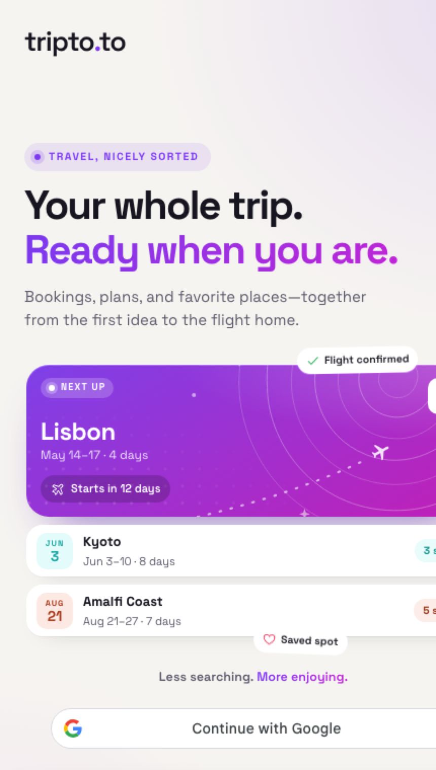 tripto.to website screenshot
