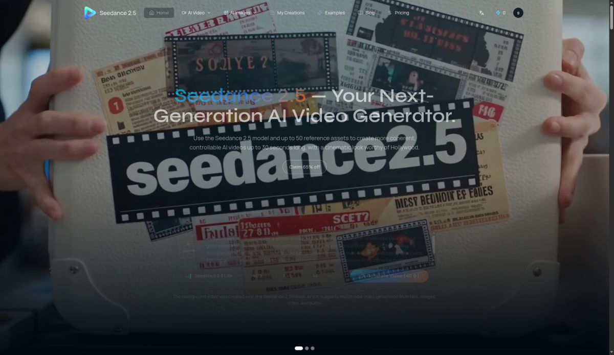 try Seedance 2.5 free screenshot
