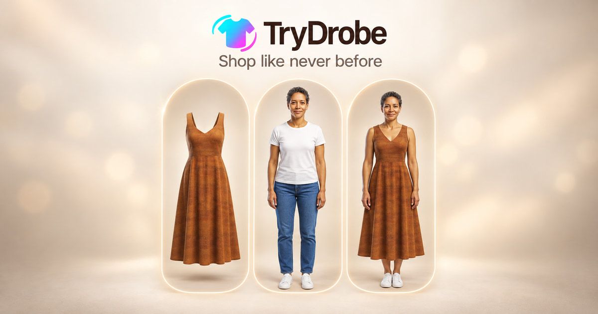 TryDrobe website screenshot