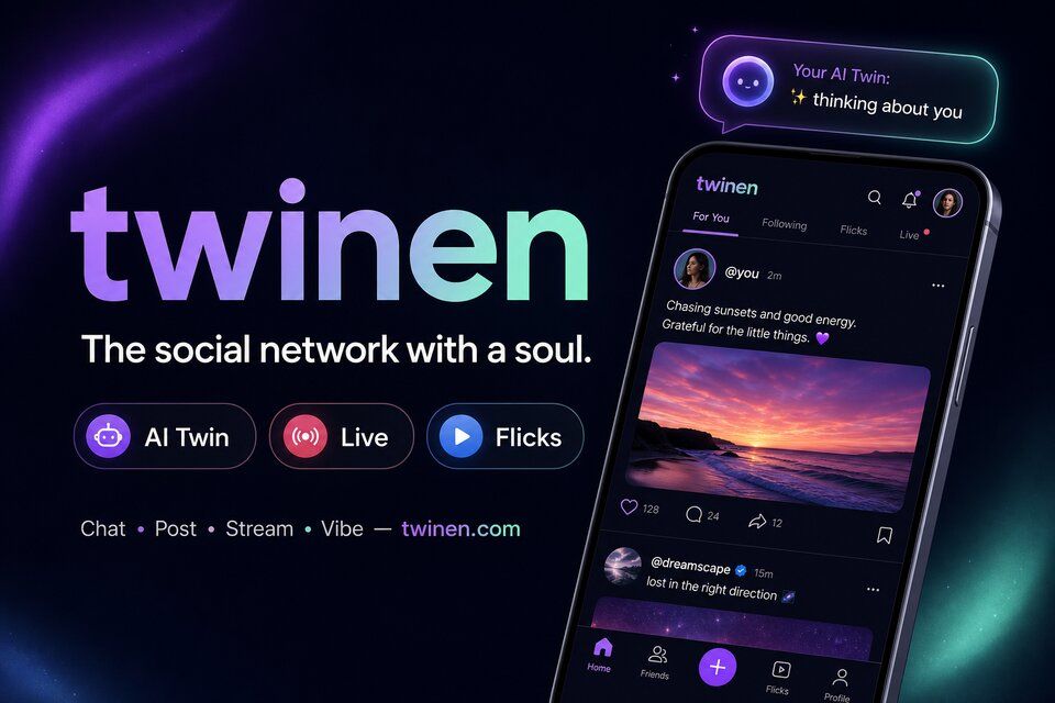 Twinen website screenshot