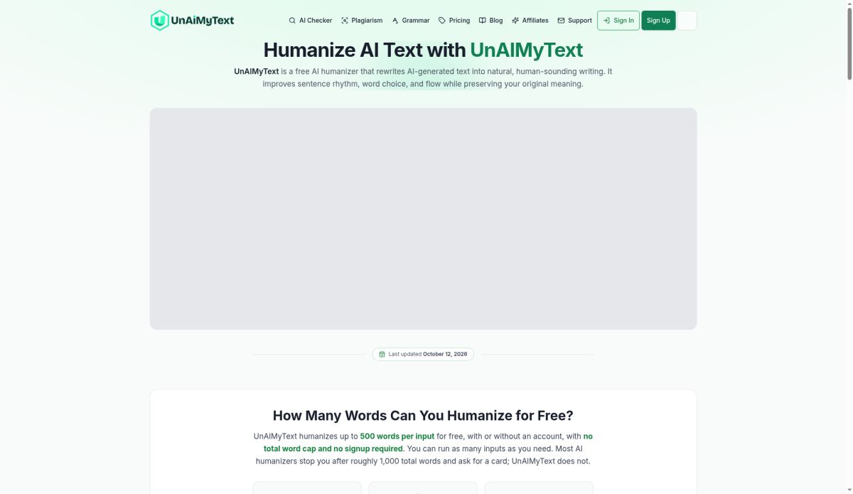 UnAIMyText screenshot