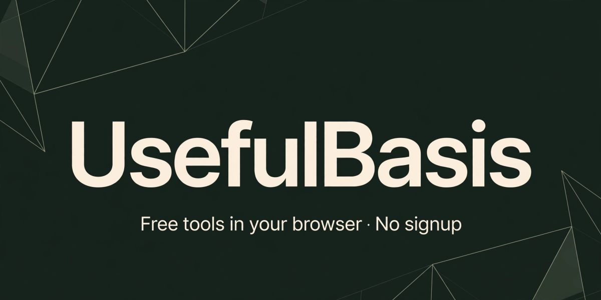 UsefulBasis website screenshot