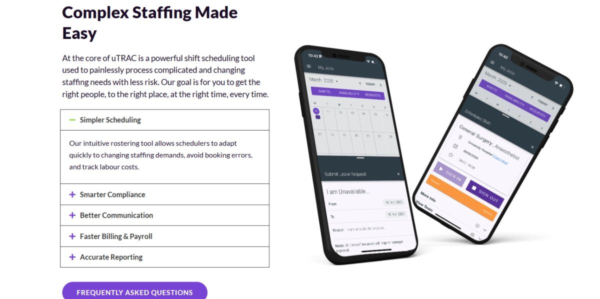 uTRAC screenshot