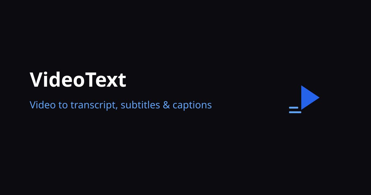 VideoText screenshot