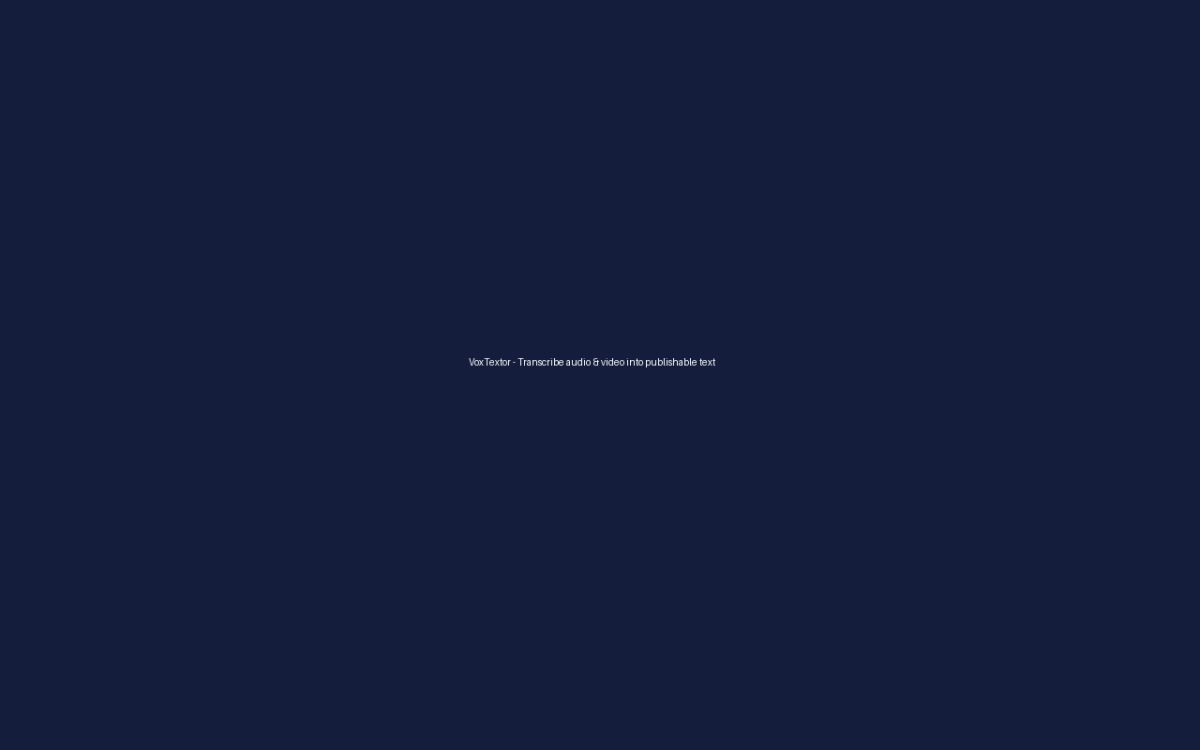 VoxTextor website screenshot