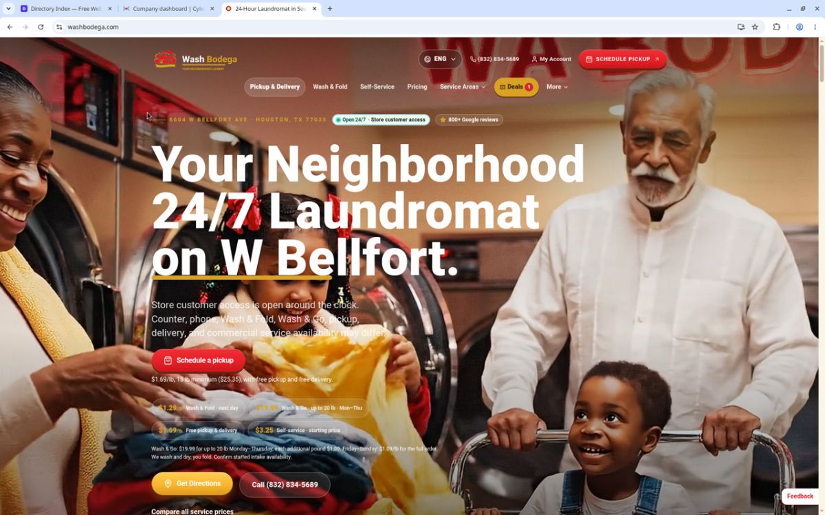 Wash Bodega screenshot