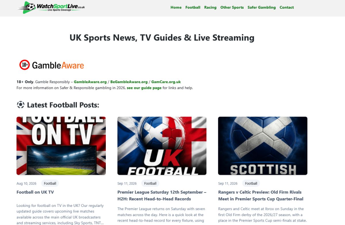 Watch Sport Live screenshot