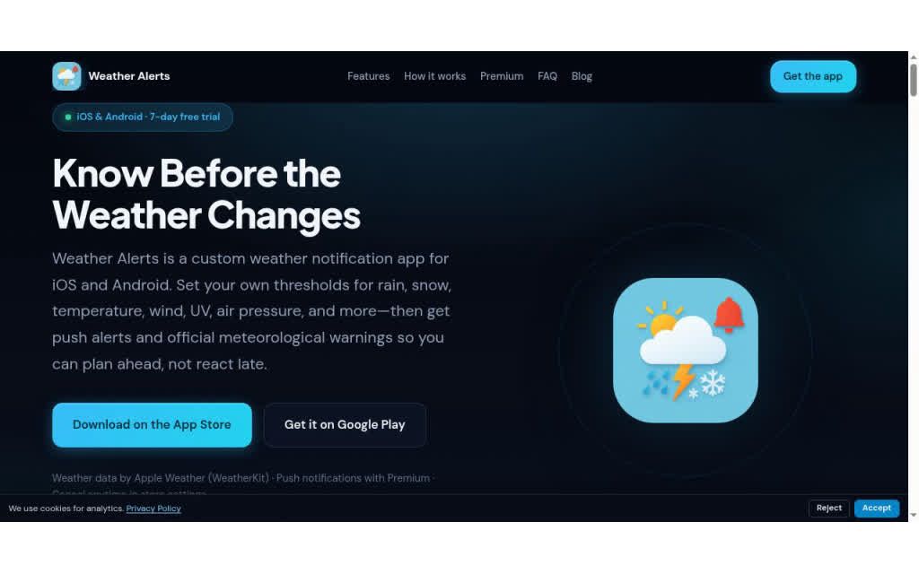 Weather Alerts screenshot