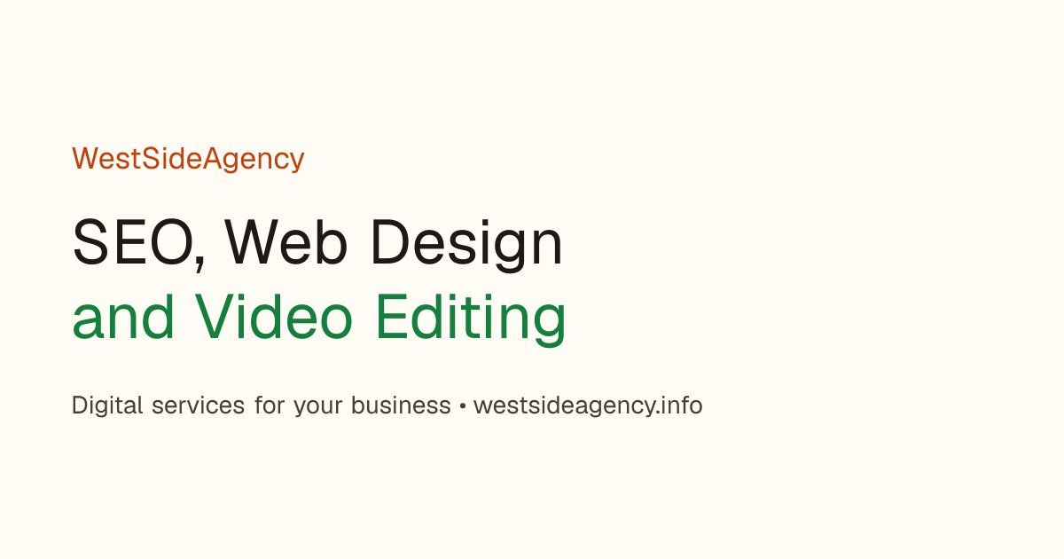 Westside Agency LTD screenshot