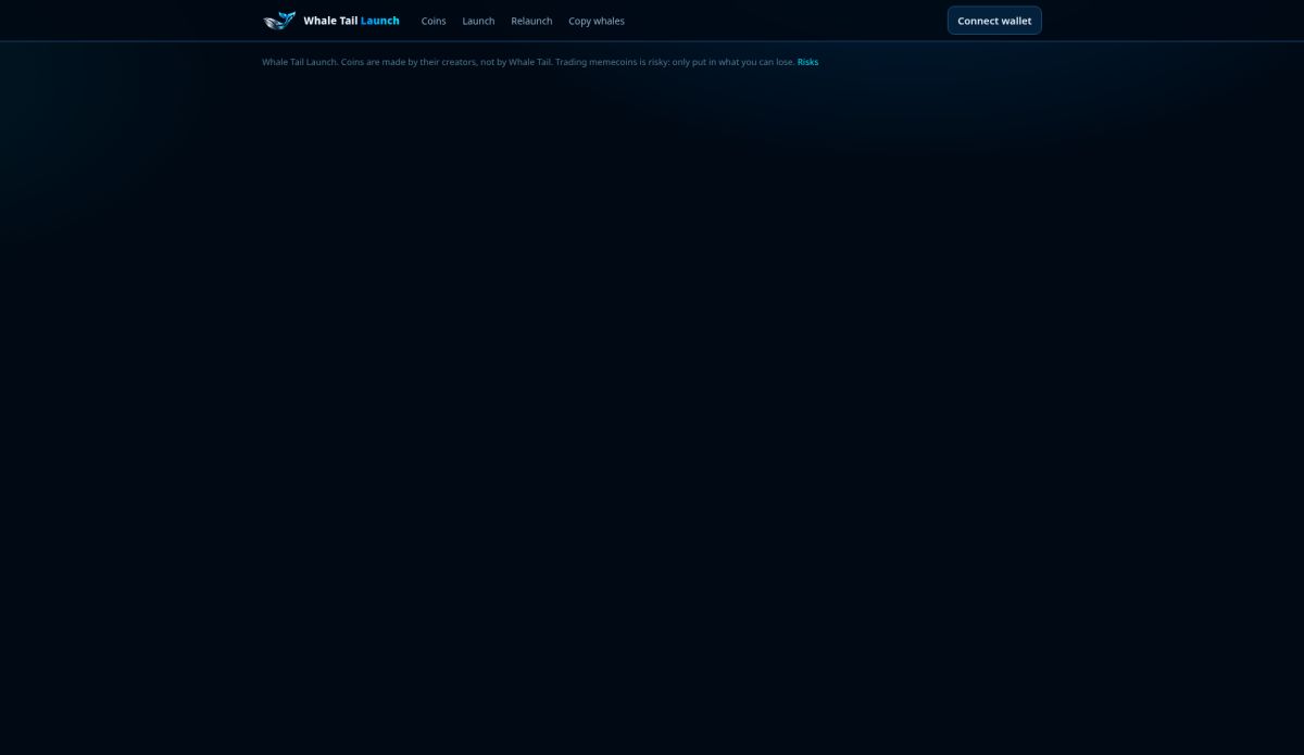 Whale Tail Launch screenshot
