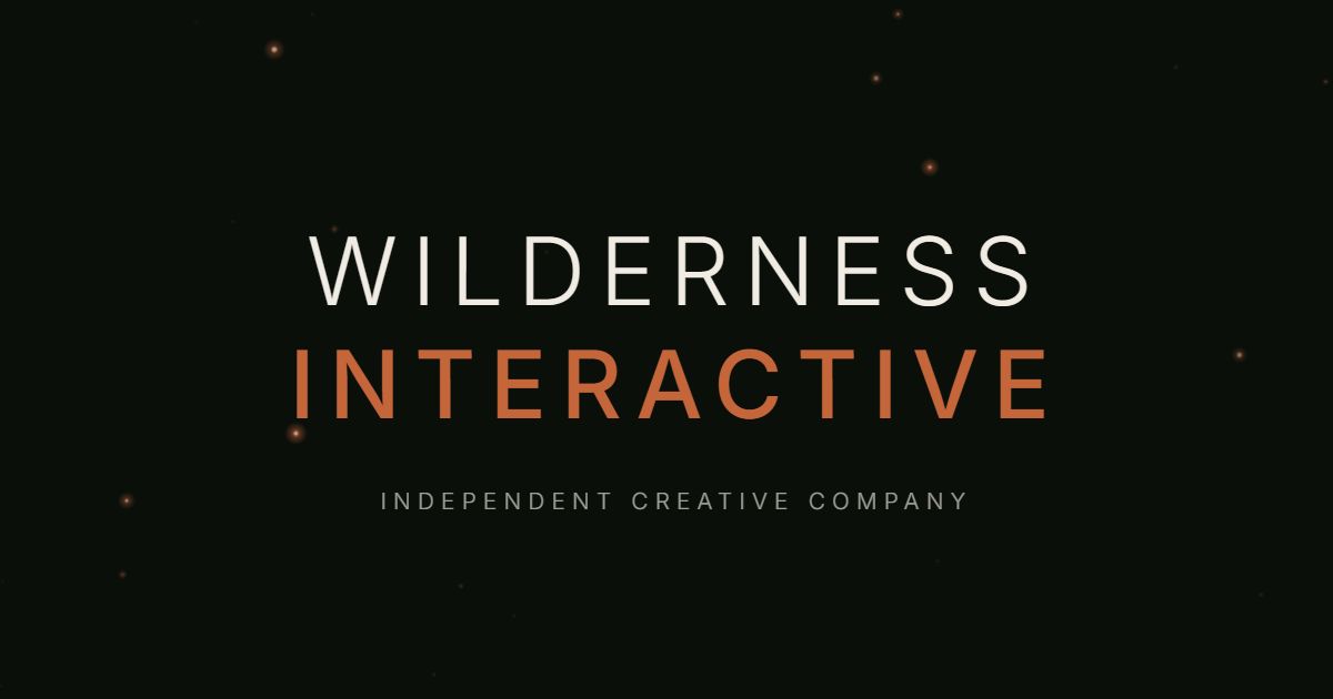 Wilderness Interactive website screenshot
