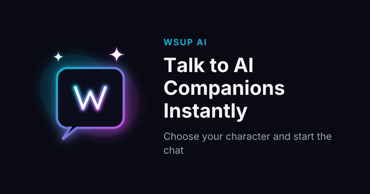 WSUP AI: Free AI Character Chat screenshot