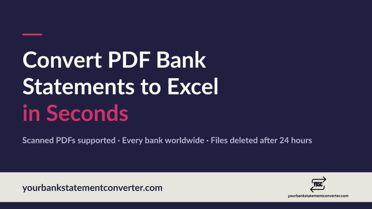 Your Bank Statement Converter screenshot