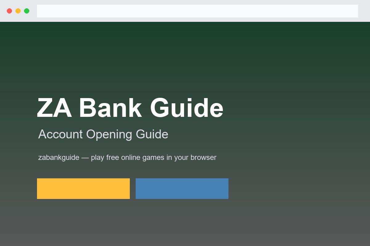 ZA Bank Guide screenshot