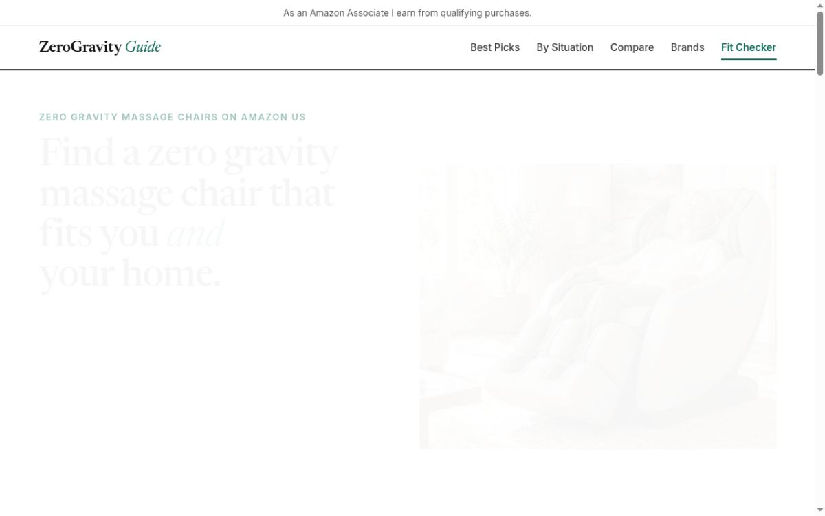 Zero Gravity Massage Chair Picks screenshot