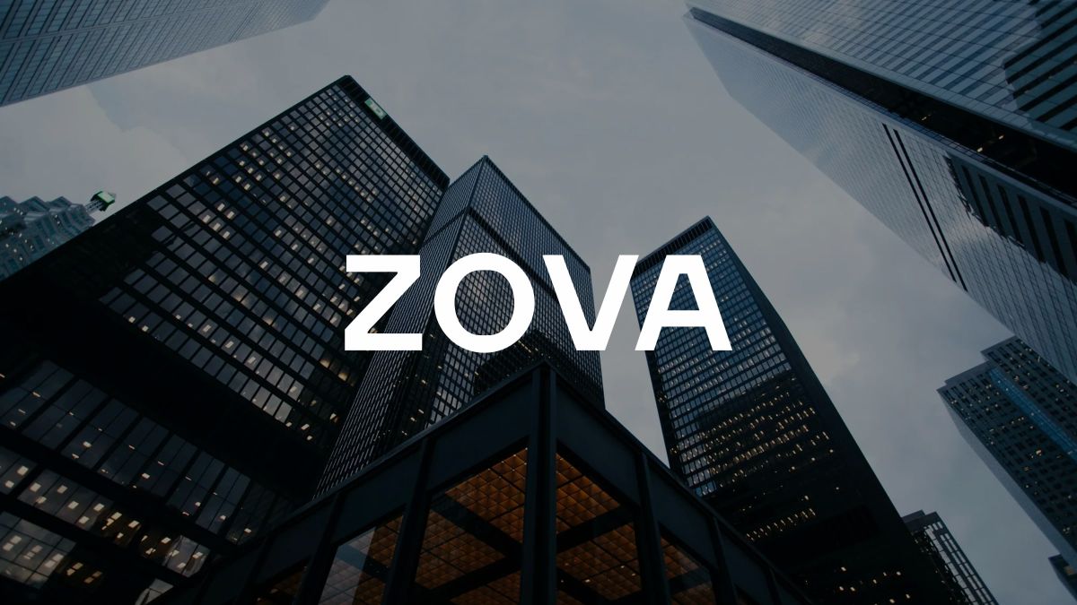 ZOVA website screenshot